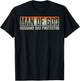Man of God Husband Dad Protector Christian Dad Father's Day T-Shirt - T-Shirt | Black