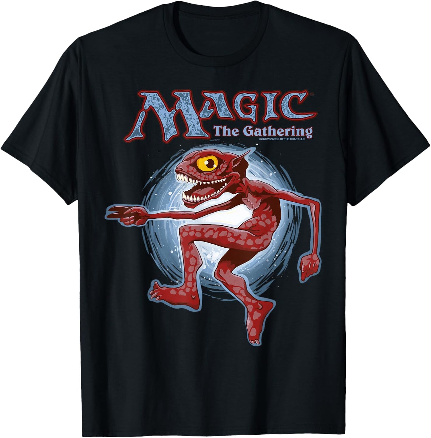 Magic: The Gathering Retro Red Monster T-Shirt - T-Shirt | Black