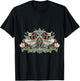 Pixelchicken William Morris Strawberry Thief Bird , Small T-Shirt - T-Shirt | Black