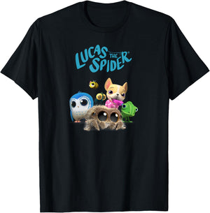 Lucas The Spider & Friends T-Shirt - T-Shirt | Black