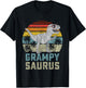 Grampysaurus T Rex Dinosaur Grampy Saurus Family Matching T-Shirt - T-Shirt | Black