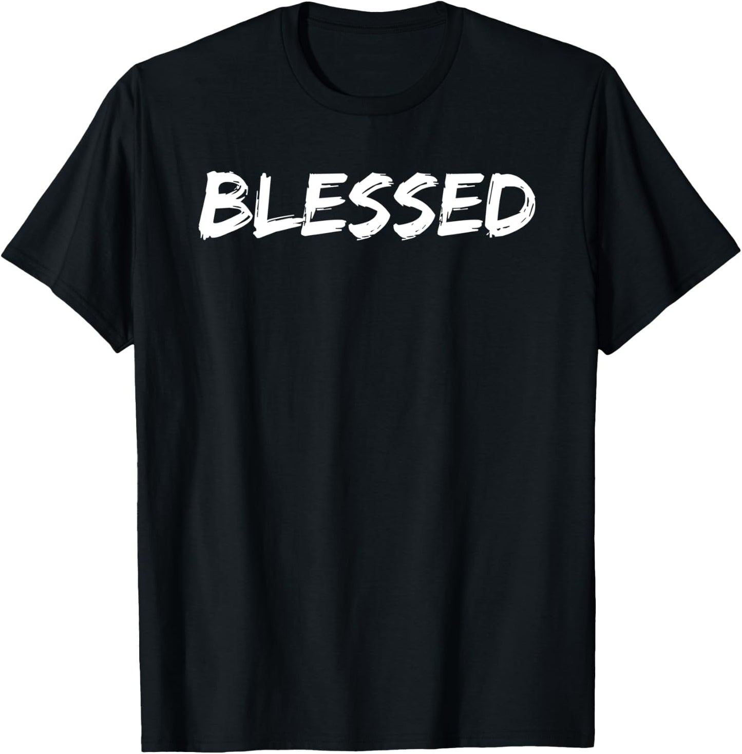 Christian Blessing Quote Faith Gift Blessed T-Shirt - T-Shirt | Black