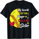 my favorite Softball player calls me sister Softball sisters T-Shirt - T-Shirt | Black