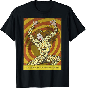 DC Comics Wonder Woman Cheetah Comic Panel T-Shirt - T-Shirt | Black