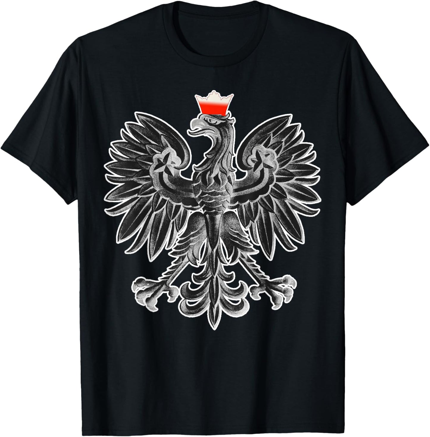 National Eagle Emblem of Poland T-Shirt - T-Shirt | Black