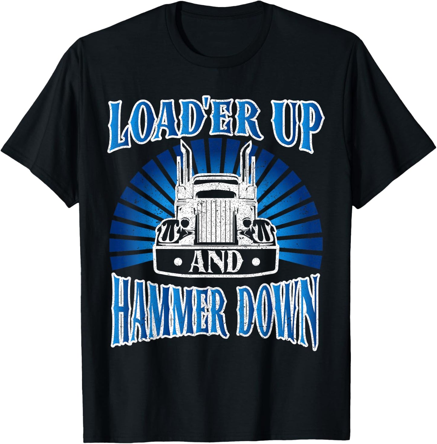 Truck Driver Humming Driver Truck Driver - Truck Driver T-Shirt - T-Shirt | Black