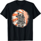 Japanese Art Samurai Japanese Retro Art Print T-Shirt - T-Shirt | Black