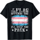 Transgender If This Flag Offends You Trans Rainbow Pride Small T-Shirt - T-Shirt | Black