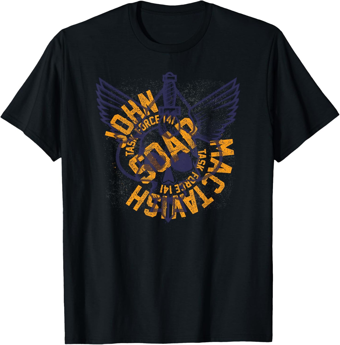 Call of Duty- John Soap Mactavish T-Shirt - T-Shirt | Black