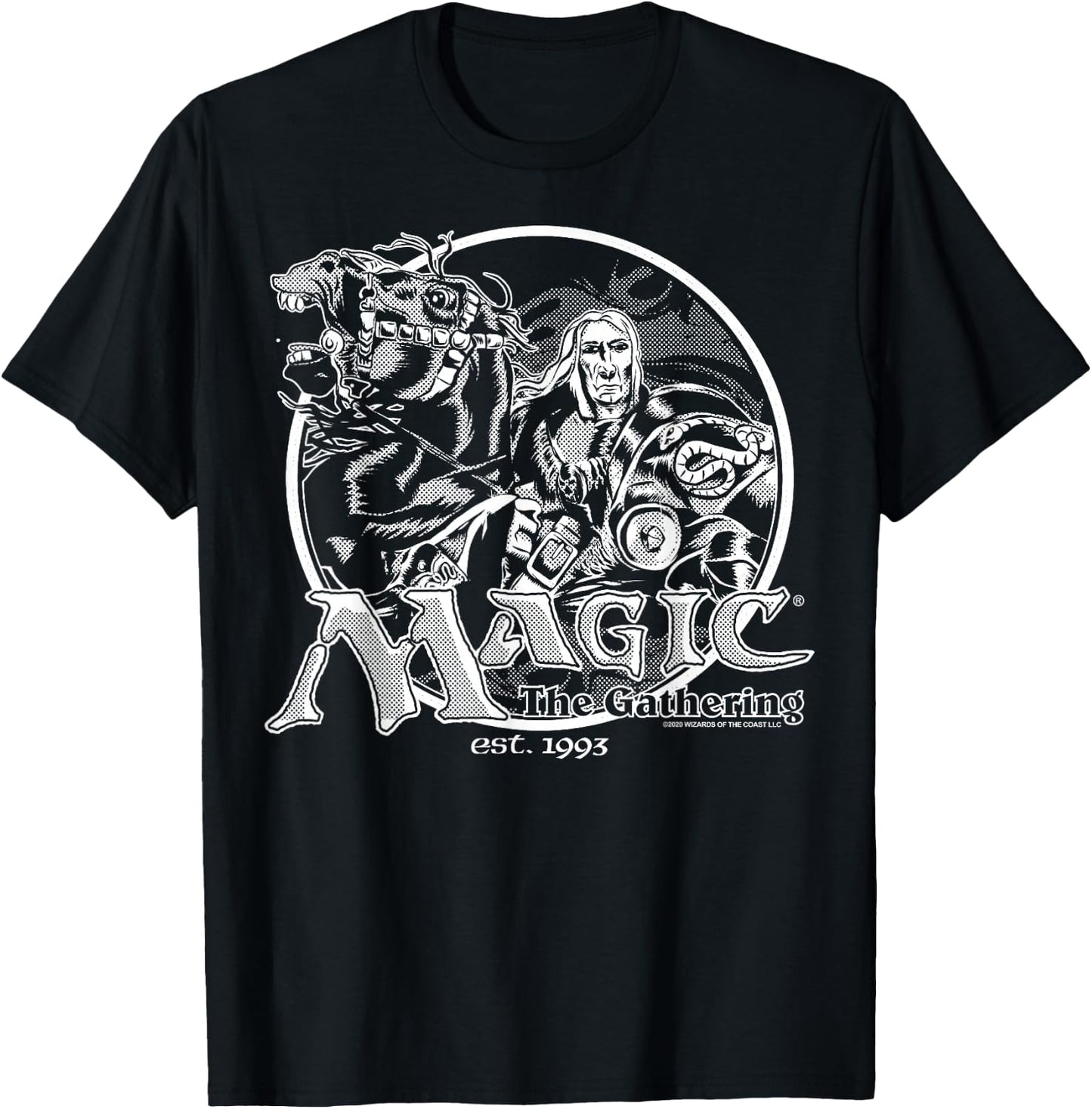 Magic: The Gathering Retro Logo T-Shirt - T-Shirt | Black
