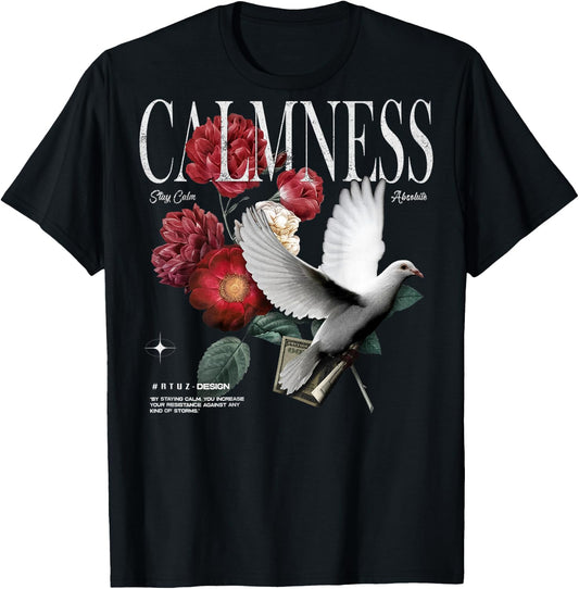 Hip Hop Vintage Hipster Edgy Urban Y2K Back Print Streetwear T-Shirt - T-Shirt | Black