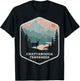 Vintage Chattanooga Tennessee TN Nature Mountains Hiking T-Shirt - T-Shirt | Black