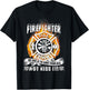 Firefighter My Job Is To Save Your Ass Not Kiss It Funny T-Shirt - T-Shirt | Black