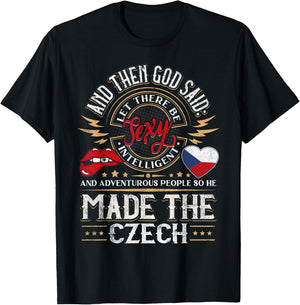 Czech Republic Flag Souvenirs for Czechs Men & Women T-Shirt - T-Shirt | Black