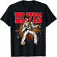 Elvis Presley Official Retro Short Sleeve T-Shirt - T-Shirt | Black
