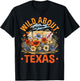Texas Wildflowers Season, Wild About Texas, Floral Spring T-Shirt - T-Shirt | Black