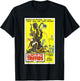 The Day of the Triffids, Sci-fi vintage movie monster poster T-Shirt - T-Shirt | Black