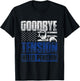 Goodbye Tension Hello Pension Police T-Shirt - T-Shirt | Black