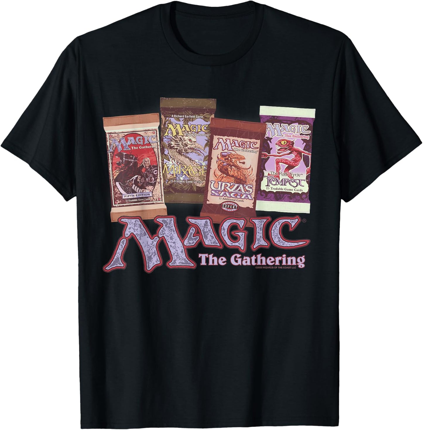 Magic: The Gathering Planeswalker Mandala Small T-Shirt - T-Shirt | Black