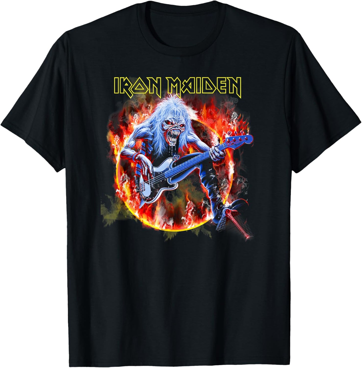 Iron Maiden - Fear Live Flames T-Shirt - T-Shirt | Black