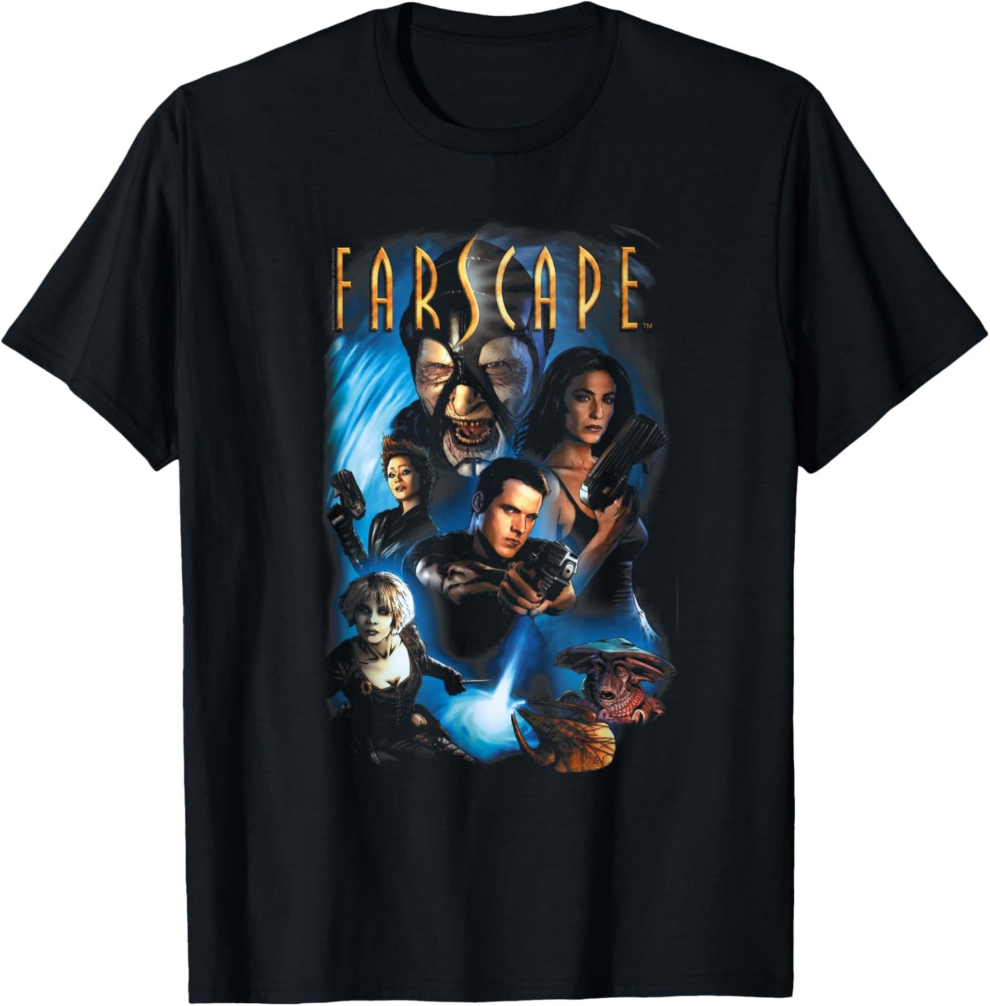 Farscape Comic Cover T-Shirt - T-Shirt | Black