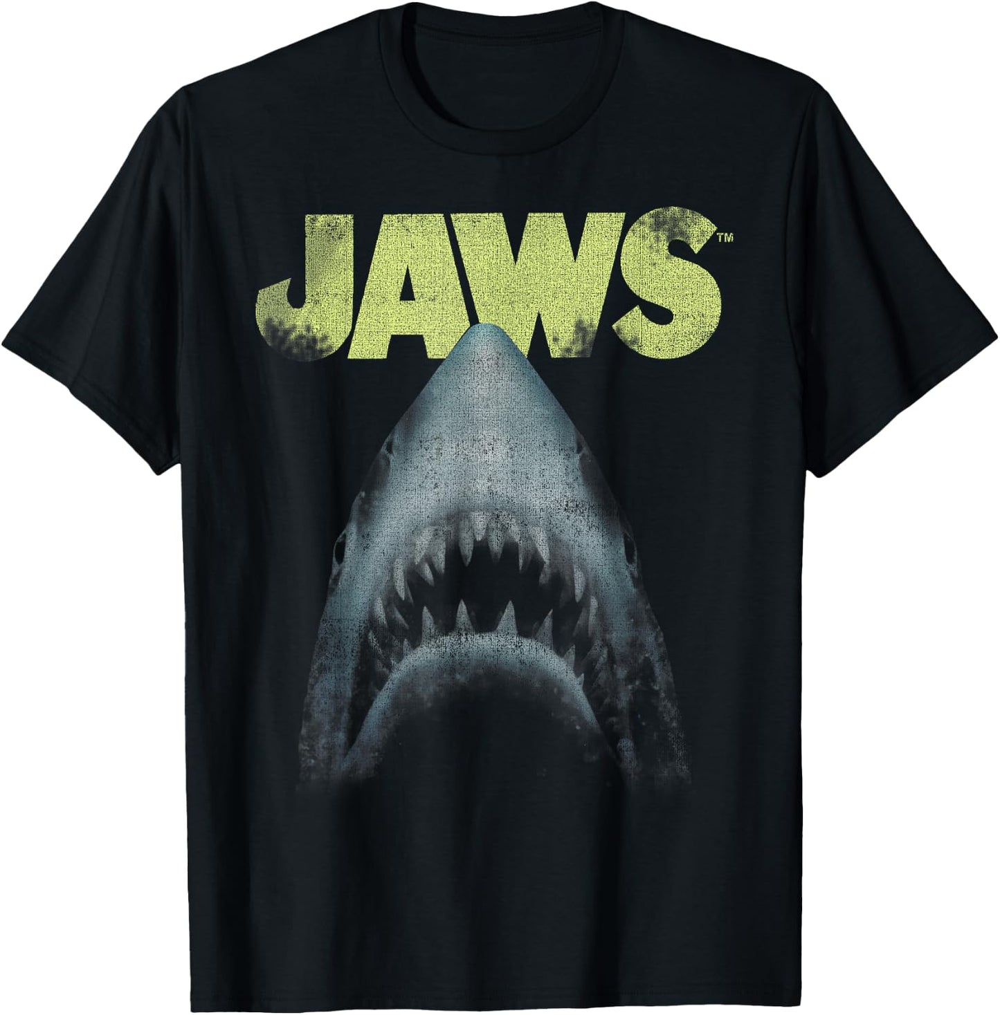 Jaws Teeth Poster Logo T-Shirt - T-Shirt | Black