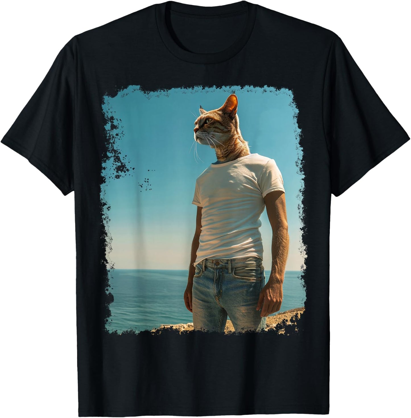 Funny Cat Meme T-Shirt - T-Shirt | Black