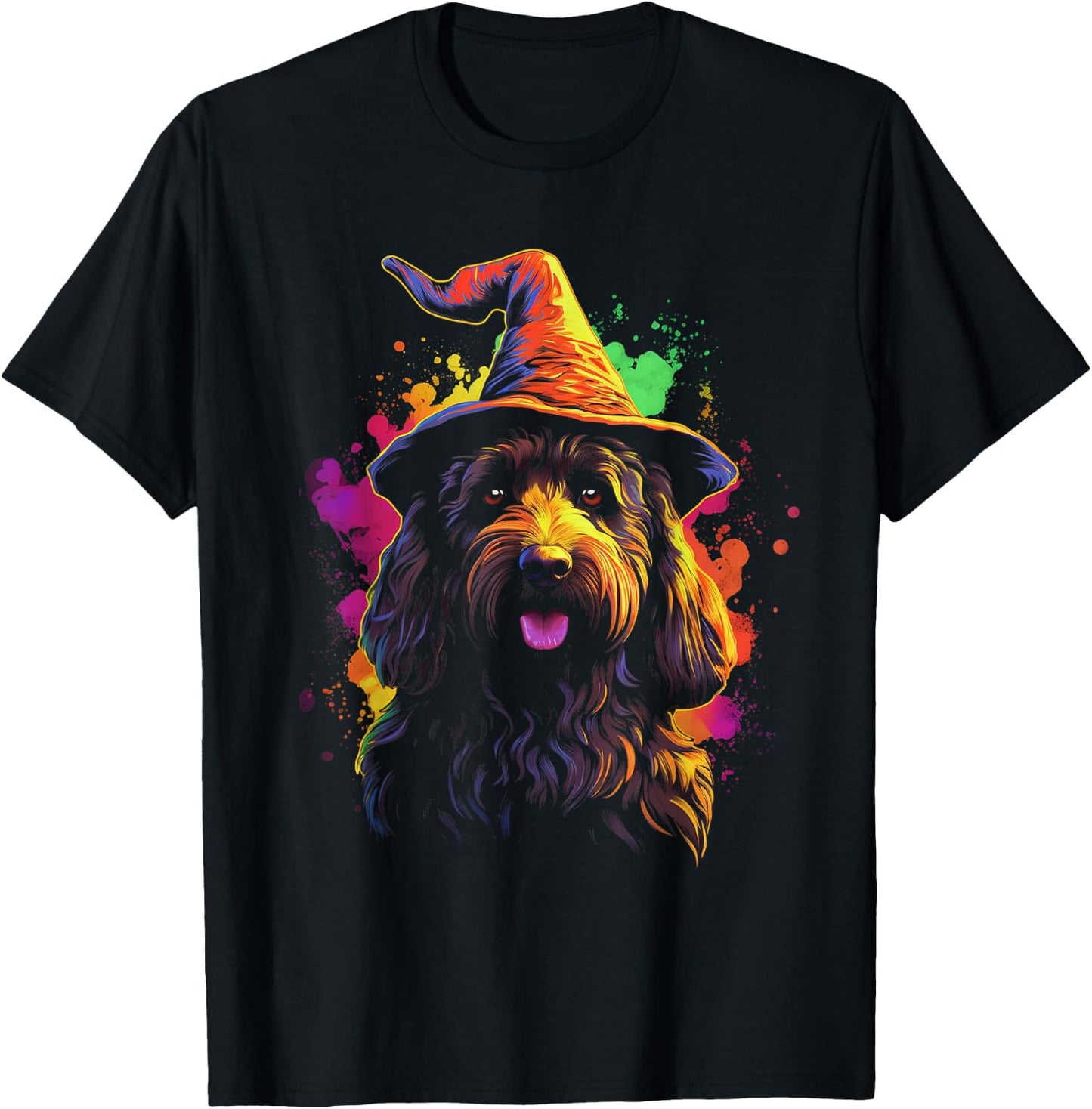 Labradoodle Halloween T-Shirt - T-Shirt | Black