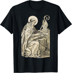 Saint Augustine of Hippo Catholic Philosopher T-Shirt - T-Shirt | Black