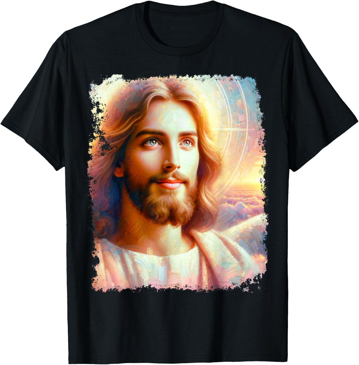 Jesus Christ Face T-Shirt - T-Shirt | Black