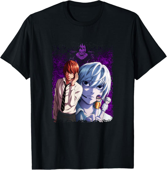 Death Note Near's Finger Puppets Anime T-Shirt - T-Shirt | Black