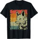 Retro Fox Gift Vintage Fox T-Shirt - T-Shirt | Black
