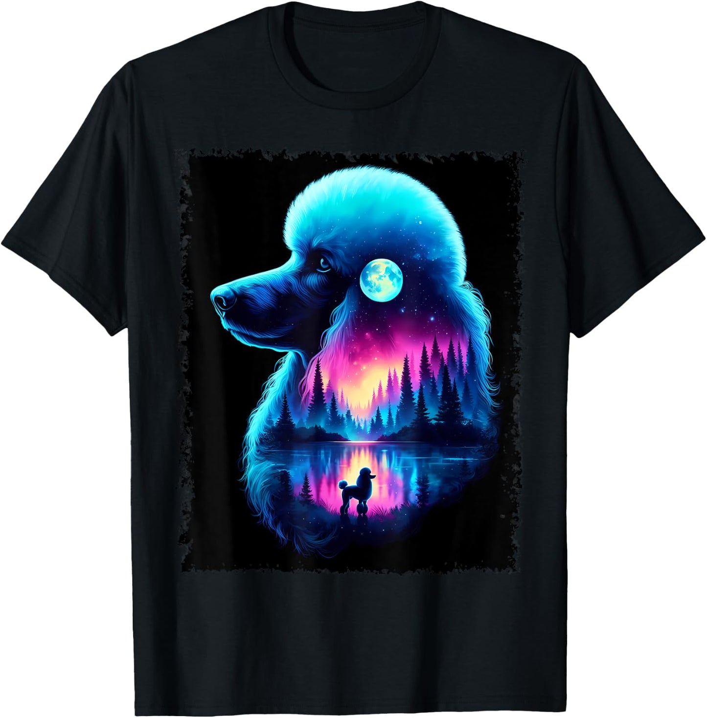 Spirit Animal Poodle Dog Owner Men Women Kids T-Shirt - T-Shirt | Black
