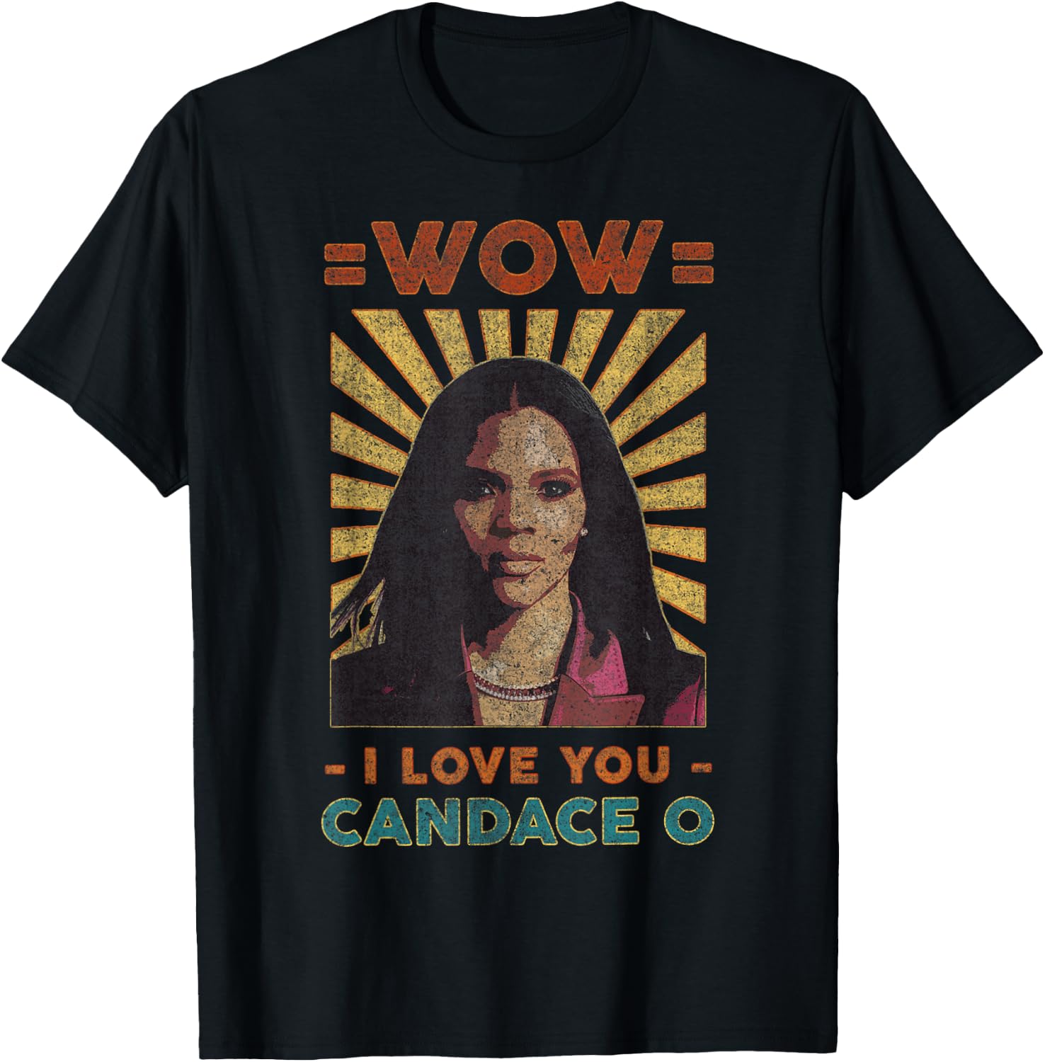 I Support Candace Owens for Republican President 2024, Retro T-Shirt - T-Shirt | Black