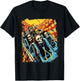 Skeleton Roller Coaster T-Shirt - T-Shirt | Black