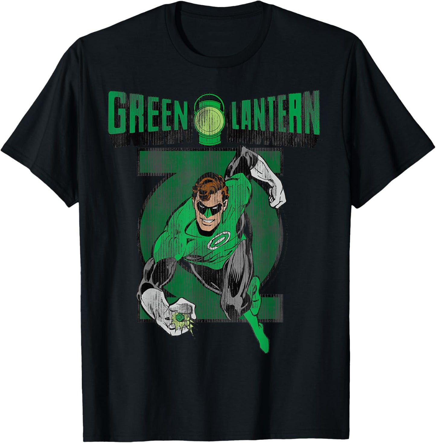 DC Comics The Green Lantern Run Hal T-Shirt - T-Shirt | Black