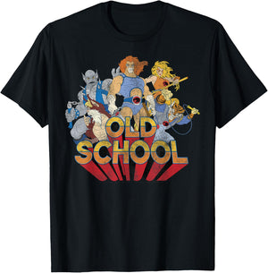 Thundercats Old School Group Shot T-Shirt - T-Shirt | Black