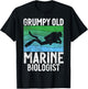Grumpy old Marine Biologist T-Shirt - T-Shirt | Black