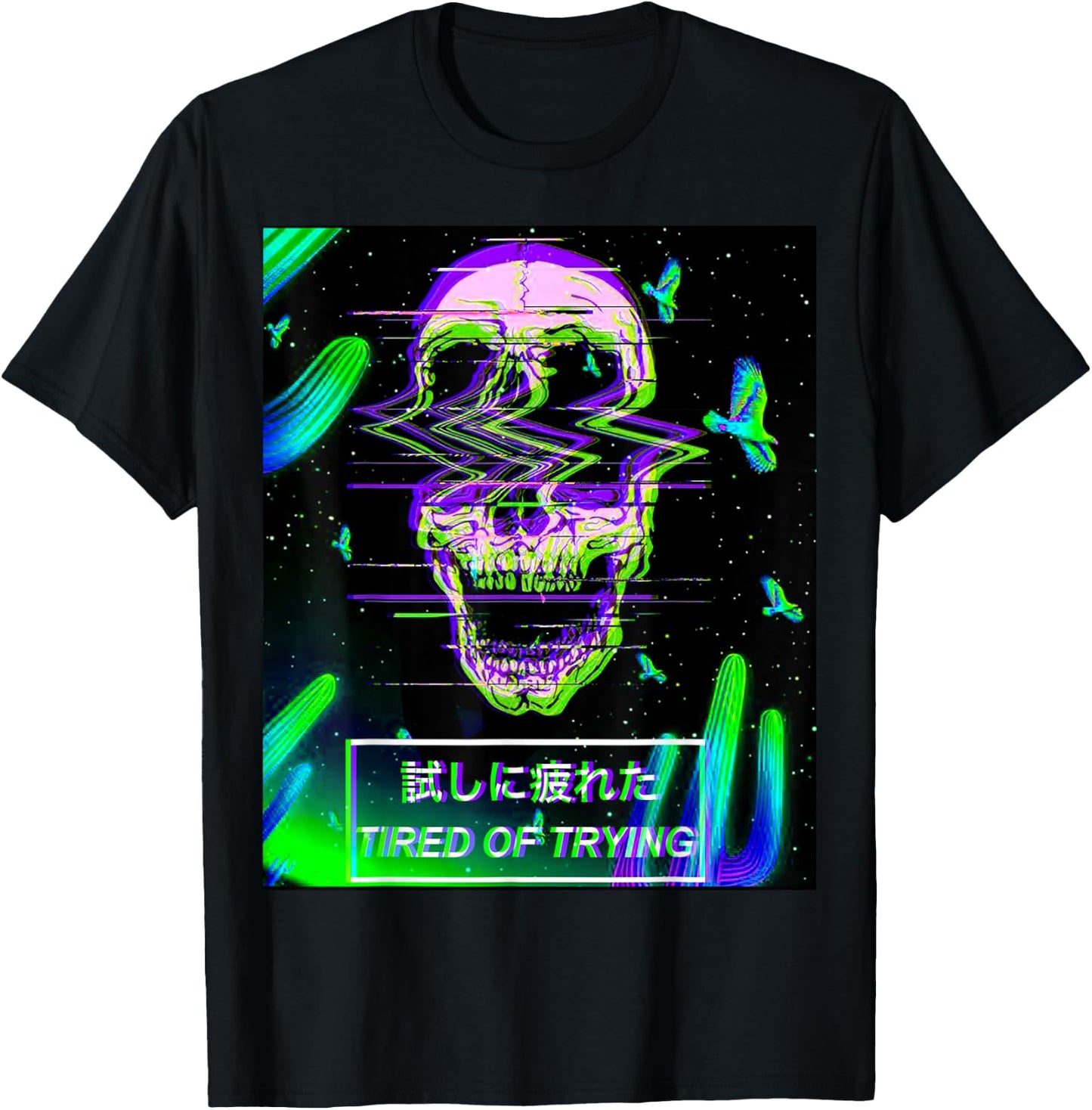 Aesthetic Vaporwave Japanese Futurism Anime Retro Hentai T-Shirt - T-Shirt | Black