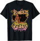 Melanin Birthday African American Afro Girls Women T-Shirt - T-Shirt | Black