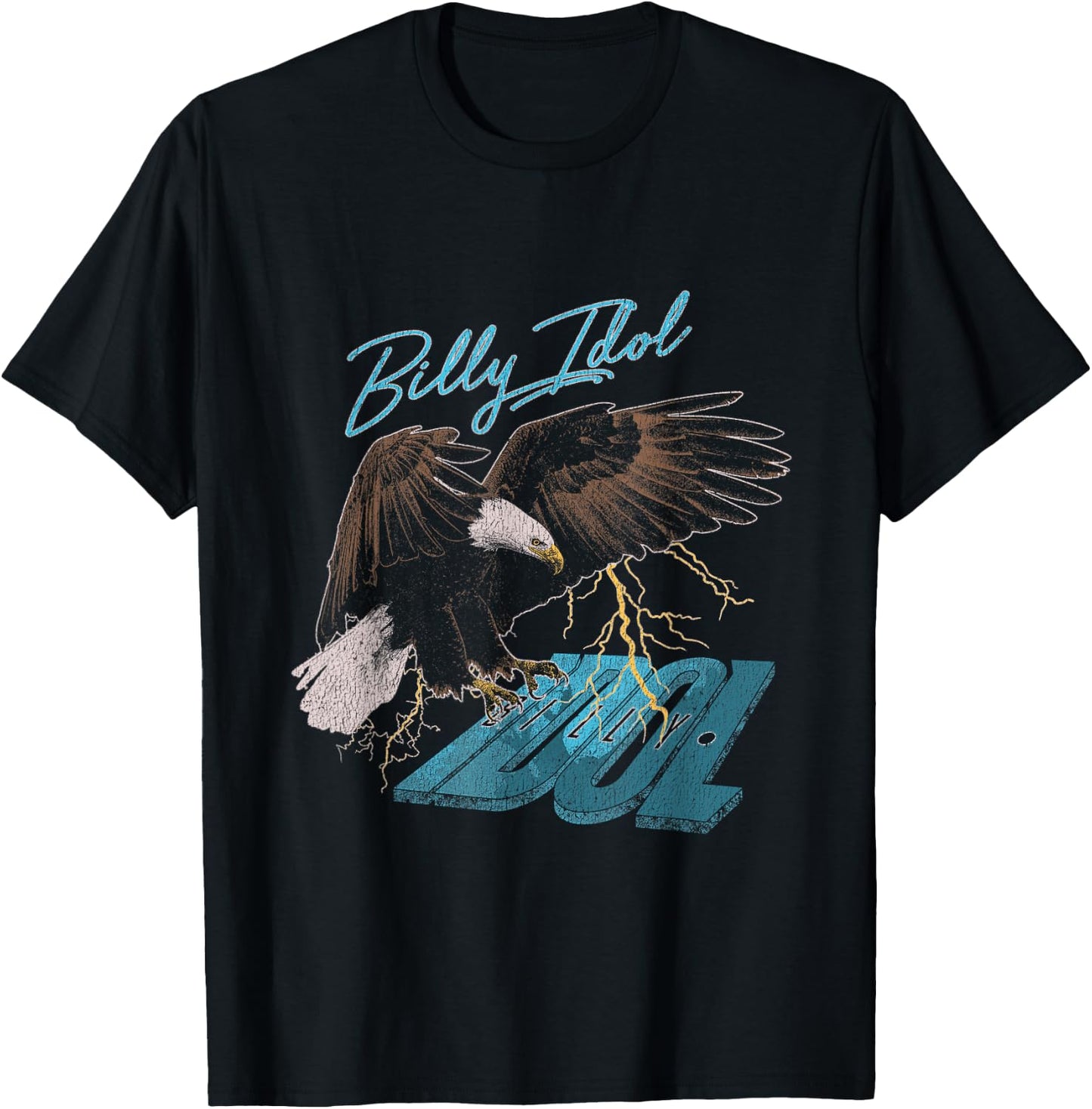Billy Idol - Biker Eagle T-Shirt - T-Shirt | Black