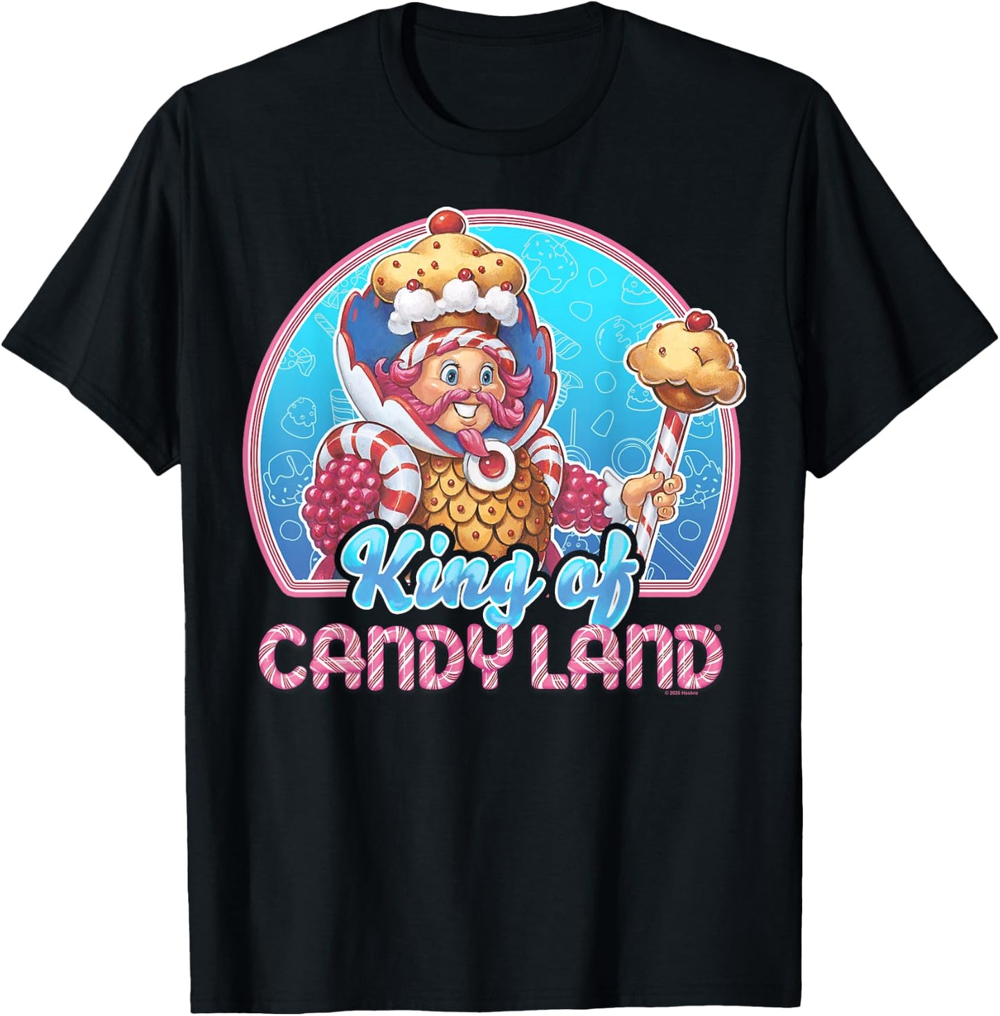 Candy Land King of Candy Land Portrait T-Shirt - T-Shirt | Black