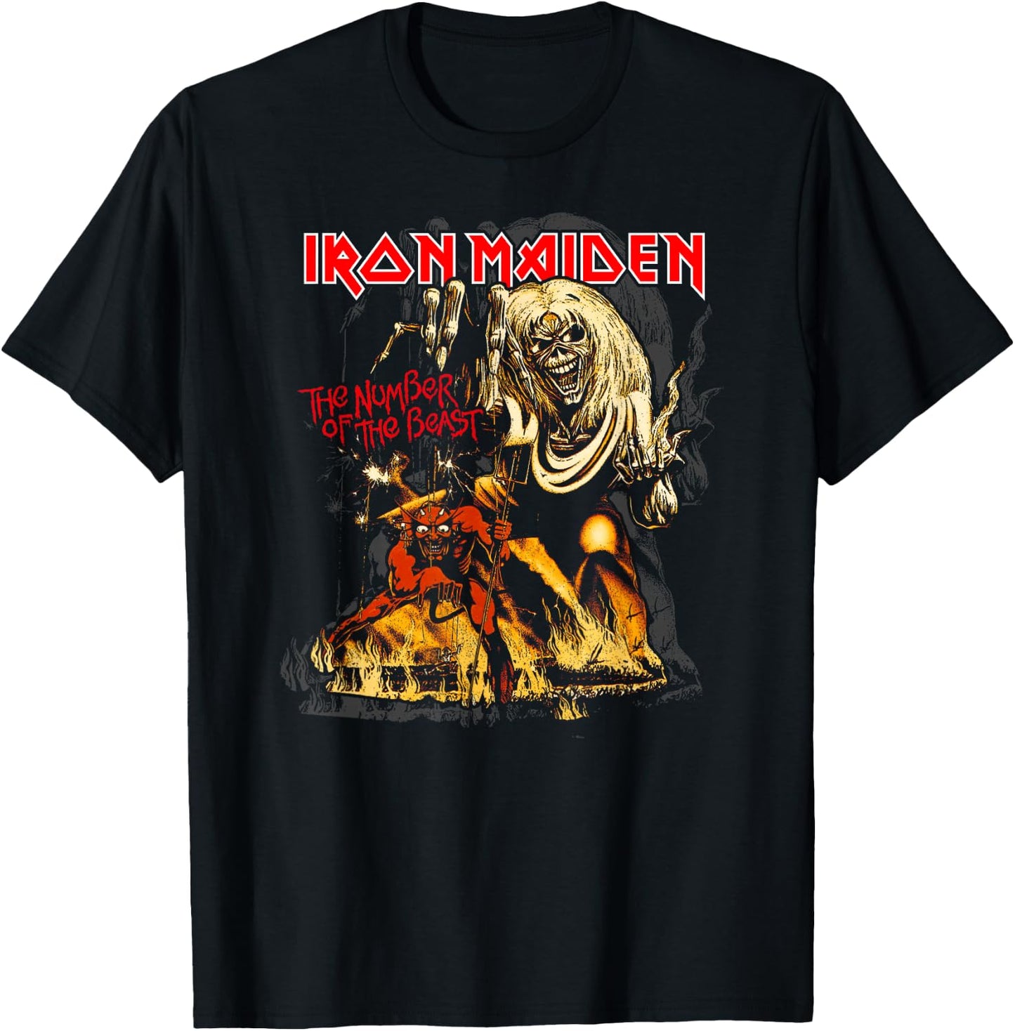 Iron Maiden - Number of the Beast Graphic T-Shirt - T-Shirt | Black