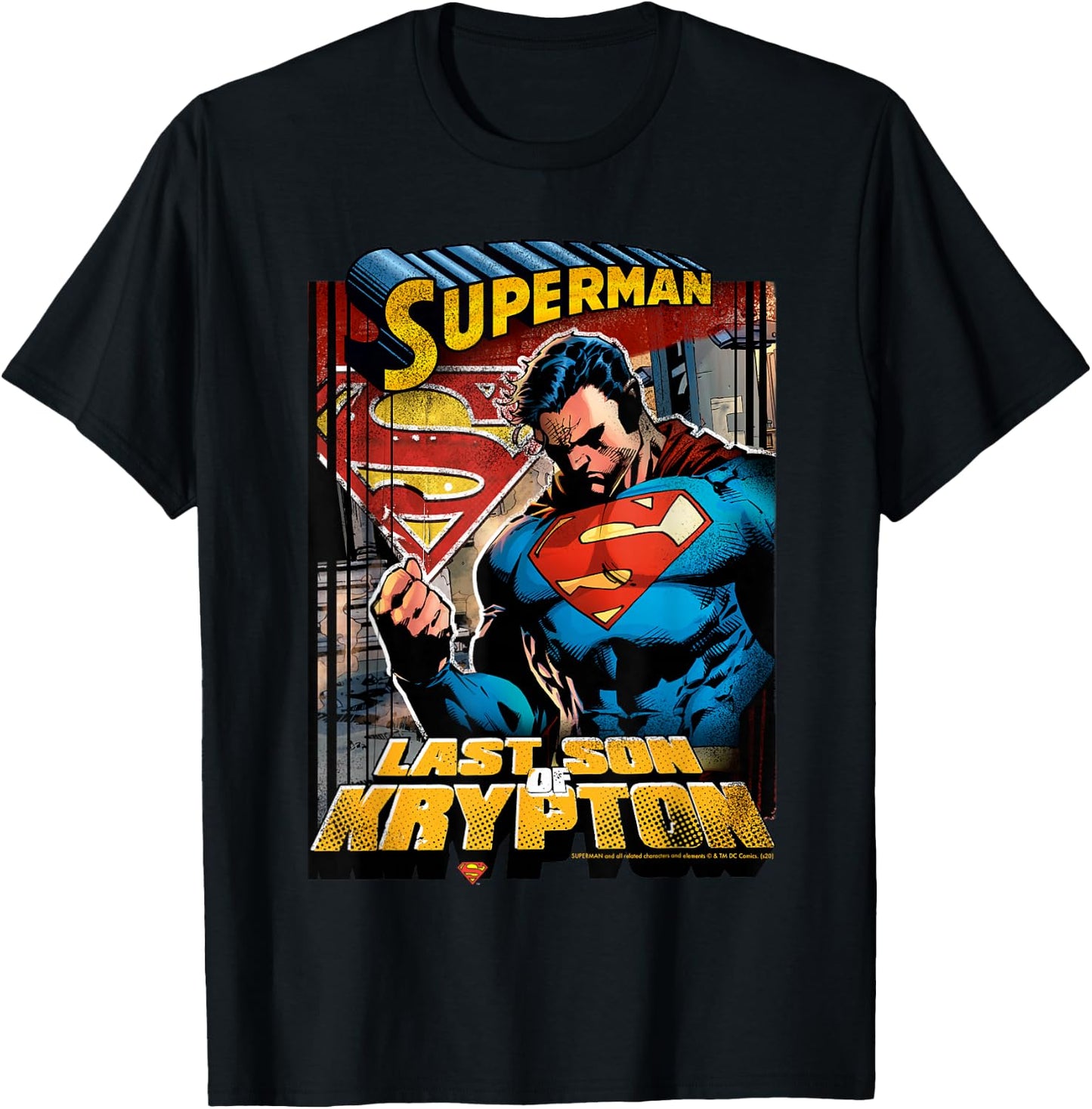 DC Comics Superman Last Son of Krypton T-Shirt - T-Shirt | Black