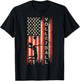 Vintage USA American Flag Volleyball Player Team Silhouette T-Shirt - T-Shirt | Black