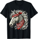 Horse with Bandana T-Shirt - T-Shirt | Black