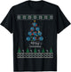 Bowling Christmas Tree Xmas Gift Bowling Lovers T-Shirt - T-Shirt | Black