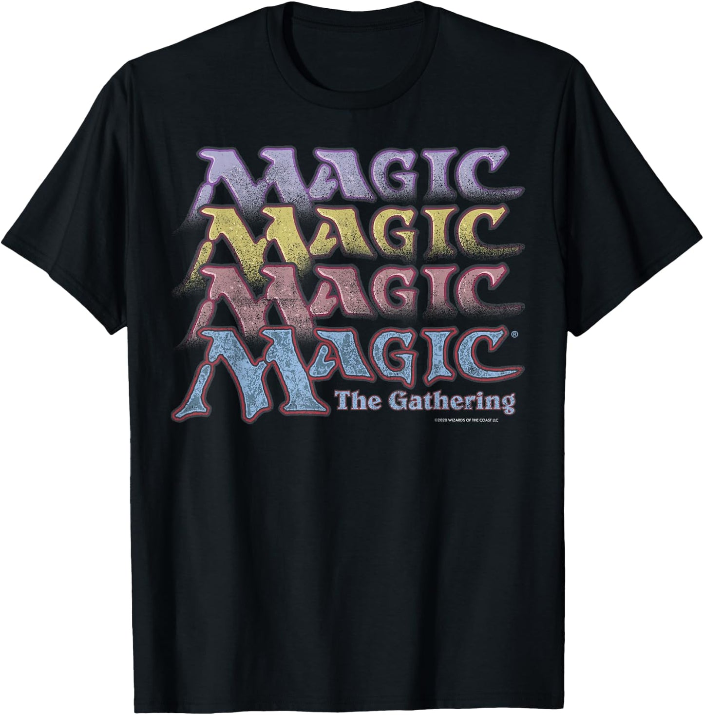 Magic: The Gathering Retro Logo Stack T-Shirt - T-Shirt | Black