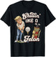 Funny Chillin Like A Felon Trump Golf 2024 T-Shirt - T-Shirt | Black