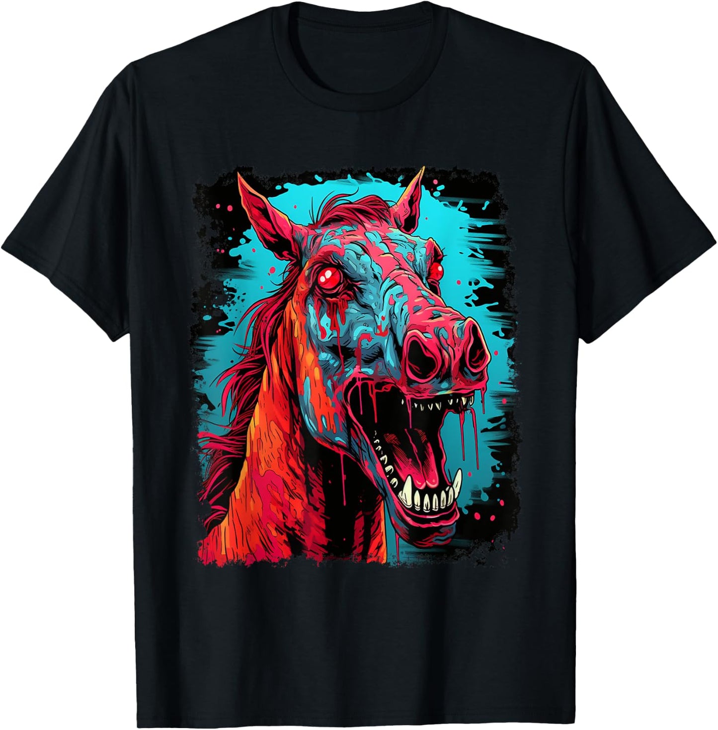 Zombie Horse T-Shirt - T-Shirt | Black